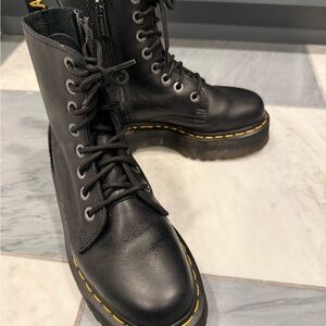 Dr. Martens platform combat boot